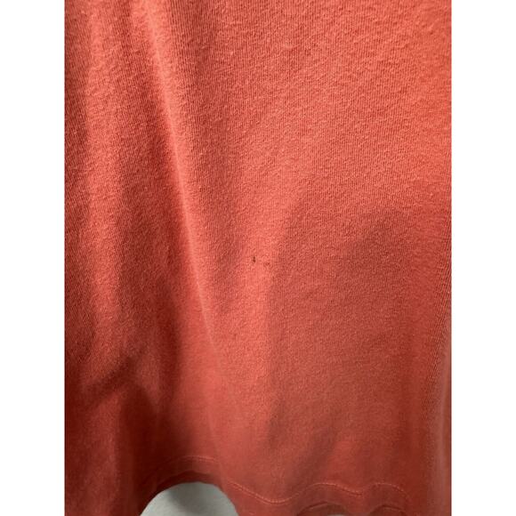 Tommy Hilfiger Shirt Men's Small Coral Short Sleeve Crew Neck TShirt Logo Casual - Picture 4 of 4